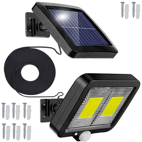 Lampa solarna zewnętrzna z czujnikiem ruchu 108 LED 2200 W na Arena.pl