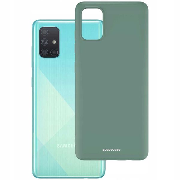 Spacecase Silicone Case Galaxy A51 Dark Green zdjęcie 2