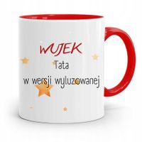Kubek Czerwony Wujek Taka W Wersji Wyluzowanej Z Nadrukiem Ze Zdjęciem