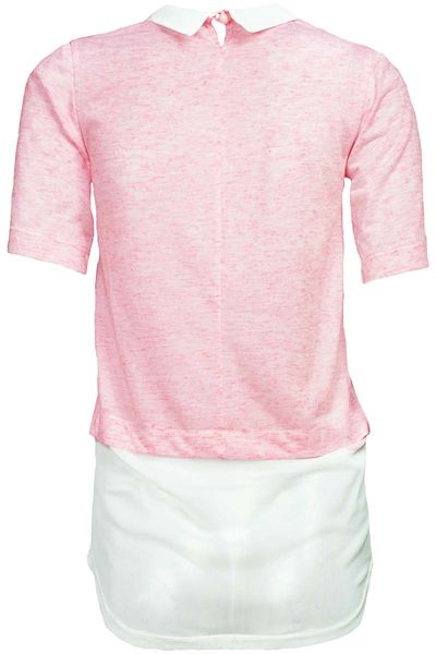 Różowa Bluzka, Kołnierzyk - 36 / S zdjęcie 3