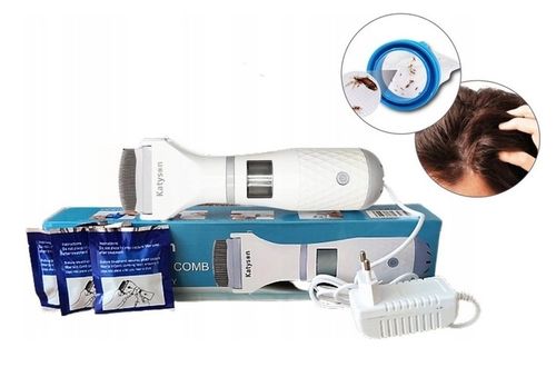 GRZEBIEŃ NA WSZY GNIDY USUWA PCHŁY ELEKTRYCZNY FILTR ODKURZACZ TERMINATOR na Arena.pl