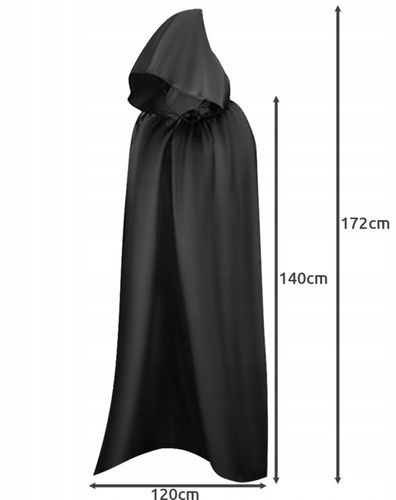 STRÓJ KOSTIUM HALLOWEEN MASKA KRZYK ŚMIERĆ PELERYNA DLA DOROSŁYCH na Arena.pl