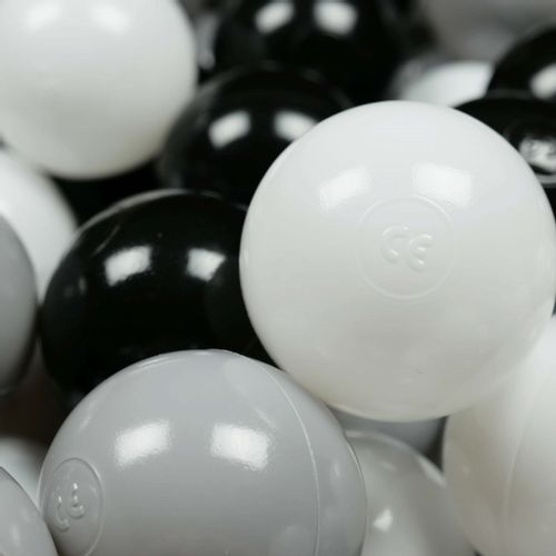 Kulki do zabawy ø7cm 200szt białe, czarne, szare na Arena.pl