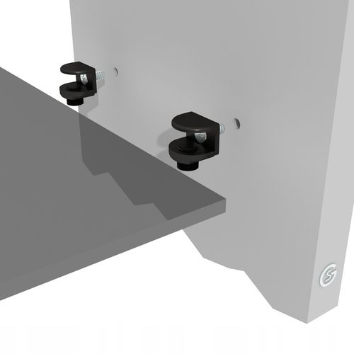 20X CZARNA PODPÓRKA DO PÓŁKI SZKLANEJ, WSPORNIK PÓŁKI PODPÓRKA NA na Arena.pl