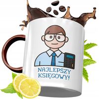Kubek Bordowy Dla Księgowego Na Urodziny Prezent Z Nadrukiem Ze Zdjęciem