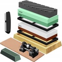 Kamienie do Ostrzenia Ostrzałka Noży Osełka Zestaw Kamień Wodny Gradacje