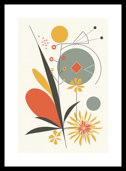 Plakat 20x30cm Geometryczny Ogród zdjęcie 3