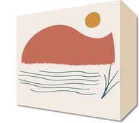 Obraz 20x20cm Serenada Zachodzącego Słońca