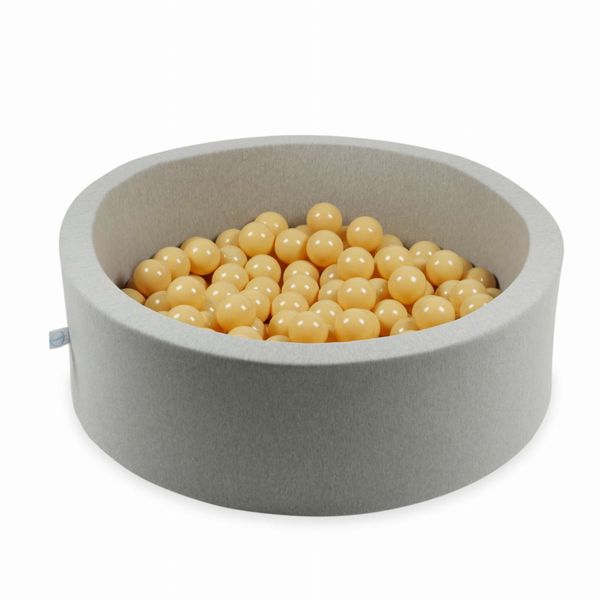 Kulki do zabawy ø7cm 150szt beżowe zdjęcie 3