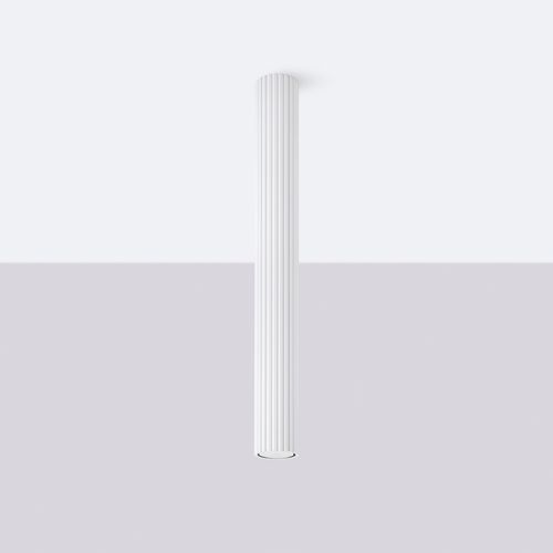 Plafon KARBON 60 biały na Arena.pl