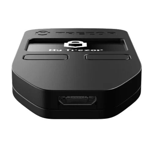 PORTFEL KRYPTOWALUT TREZOR MODEL ONE - BLACK zdjęcie 2