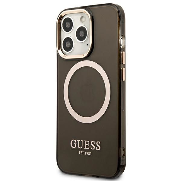 Etui Guess do iPhone 13 Pro Max, Czarny, MagSafe zdjęcie 2