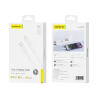 foneng kabel xs01 usb-c - lightning pd 27w 1m biały