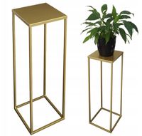 Nowoczesny Kwietnik Loft ZŁOTY SIMPLE 093/K-12-1P-70Z