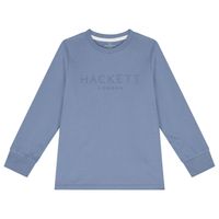 Hackett London Bluzka z długim rękawem i niebieskim logo 5/6L