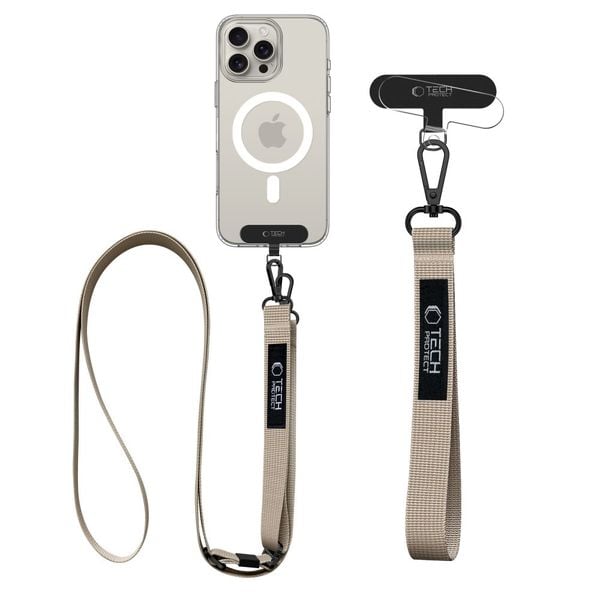 TECH-PROTECT C6S ROPE CROSSBODY COSMIC LATTE zdjęcie 2