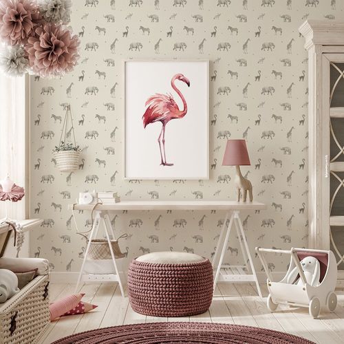 Tapeta Safari W14 250 cm płótno na Arena.pl