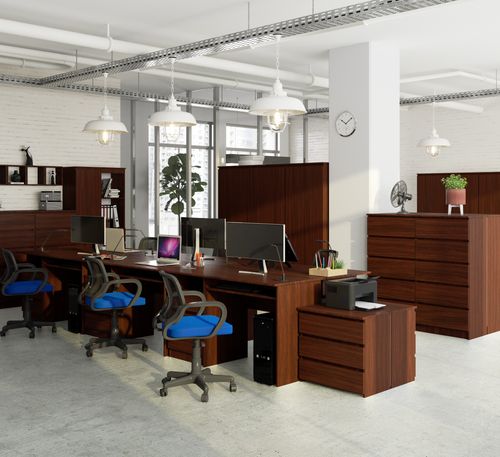 BIURKO CLP 135 cm WENGE WOLNOSTOJĄCE na Arena.pl