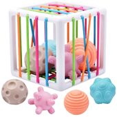 DLA DZIEIC ZABAWNA KOSTKA SENSORYCZNA