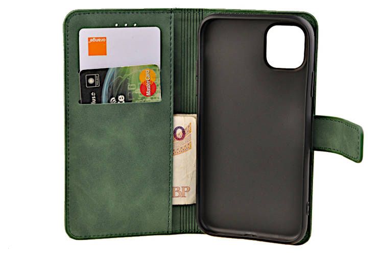 Etui portfel Tender do Apple iPhone 11 zielony zdjęcie 3