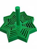 GWIAZDA FRAKTALNA 7cm Fidget Star Gadżet Antystresowy Prezent 3D Zielony