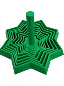 GWIAZDA FRAKTALNA 7cm Fidget Star Gadżet Antystresowy Prezent 3D Zielony