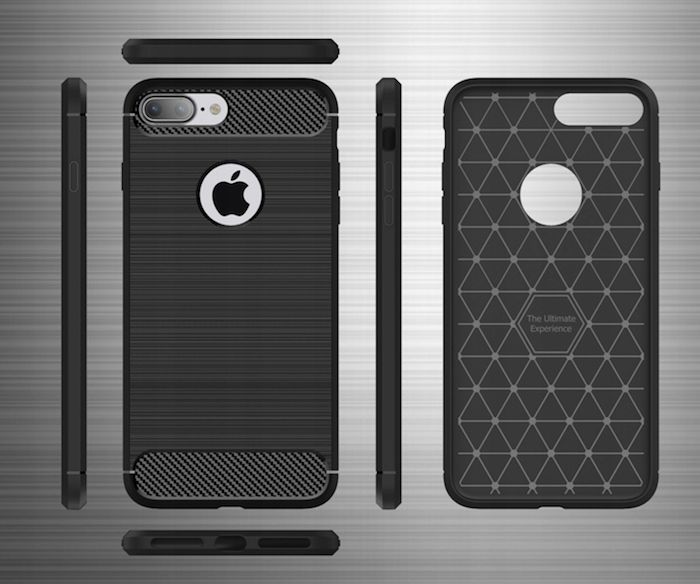 Spacecase Carbon Iphone 7/8 Plus Czarny zdjęcie 3