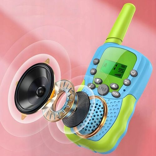 ZESTAW WALKIE TALKIE DLA DZIECI 2 SZT ŁOKI TOKI KRÓTKOFALÓWKI DUŻY ZASIĘG na Arena.pl