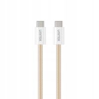 Kabel Unitek USB - USB typ C 1 m beżowy