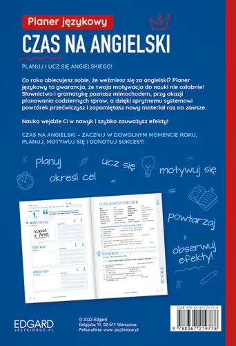 Angielski. Czas na angielski. Planer językowy A2-B1 na Arena.pl