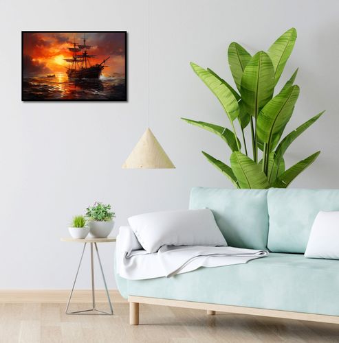 Plakat 60x40cm Ogień na Wodzie na Arena.pl
