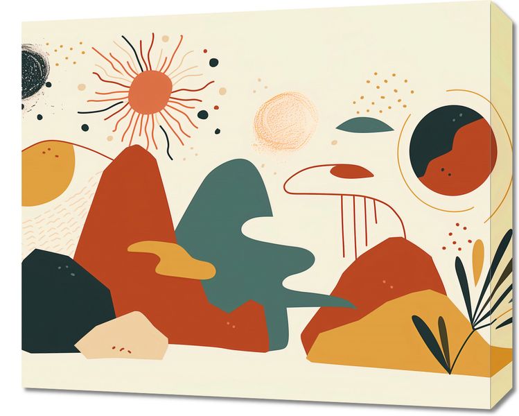 Obraz 60x50cm Kosmos Barw zdjęcie 1