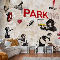 Fototapeta - Kolaż graffiti (Banksy) 300x210