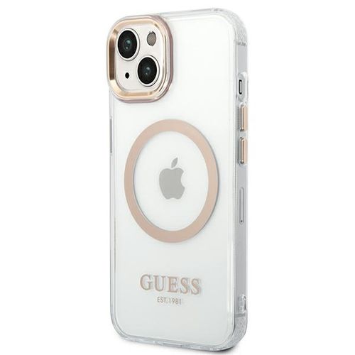 Etui Guess do iPhone 15 Plus, iPhone 14 Plus, Złoty, MagSafe na Arena.pl