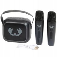 Zestaw Karaoke Bezprzewodowy Głośnik 5W +2x Mikrofon Fresh n Rebl Kids