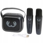 Zestaw Karaoke Bezprzewodowy Głośnik 5W +2x Mikrofon Fresh n Rebl Kids