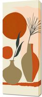 Obraz 40x100cm Wazy w Czerwieni