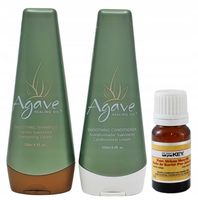 Zestaw AGAVE po zabiegu szampon+ odżywka 2x250ml + olejek regenerujący 10ml