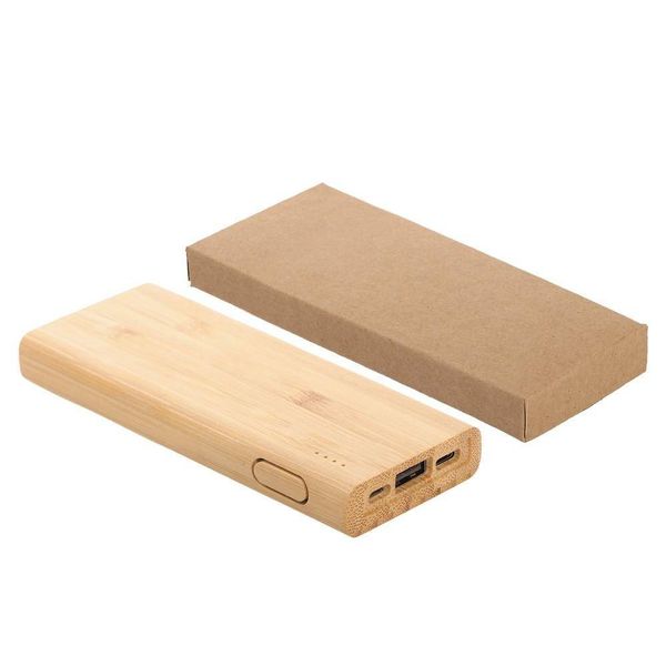 Bambusowy power bank 5000 mAh B'RIGHT zdjęcie 4