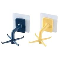 wieszak ścienny uchwyt obrotowy samoprzylepny 2szt