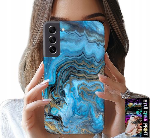 ETUI DO SAMSUNG GALAXY S22 PLUS - MARMURKOWE WZORY OBUDOWA CASE + FOLIA na Arena.pl