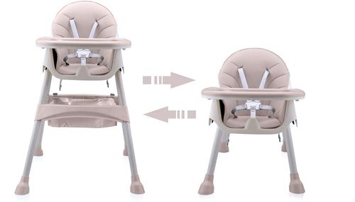 Krzesełko do karmienia tapicerowane dla dzieci róż na Arena.pl