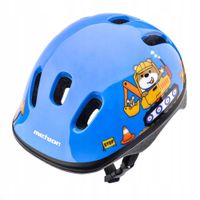 Kask rowerowy dziecięcy METEOR KS06 regulacja rozmiaru 44-48cm teddy