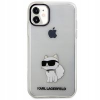 Plecki Karl Lagerfeld do Apple iPhone 11, iPhone XR bezbarwny
