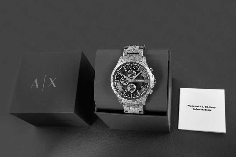zegarek męski armani exchange hampton chronograph ax2462 + box zdjęcie 8