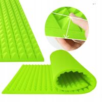 WYGŁUSZENIE GĄBKA PIANKA AKUSTYCZNA 200x100 x 4 cm PIRAMIDKI - biura, sale