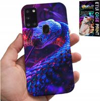 ETUI DO SAMSUNG GALAXY A21s - WĄŻ KOBRA GRZECHOTNIK GADY CASE + FOLIA