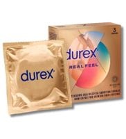 Prezerwatywy nielateksowe Durex Real Feel
