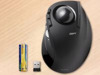 Mysz trackballowa ELECOM DEFT, bezprzewodowa 2,4GHz funkcja 8 przycisków