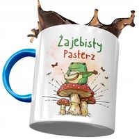 Kubek Błękitny Dla Pasterza Zajebisty Pasterz Z Nadrukiem Ze Zdjęciem